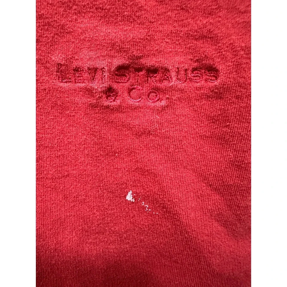 vtg levi strauss &co‎ red tee xl